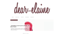 Desktop Screenshot of dear-elaine.com